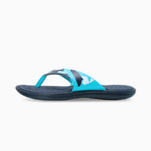 Suzzana Slip V1 Women's Flip-Flops, PUMA Navy-Bright Aqua-Cobalt Glaze, extralarge-IND
