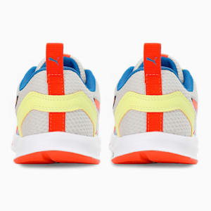 Racer V1 Youth Sneakers, Nimbus Cloud-Victoria Blue-Light Lime