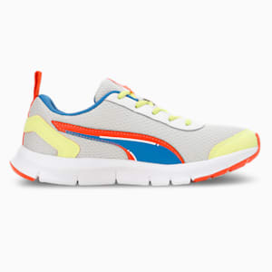 Racer V1 Youth Sneakers, Nimbus Cloud-Victoria Blue-Light Lime