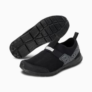 Knit V3 Men's Sneakers, PUMA Black-CASTLEROCK-Nimbus Cloud