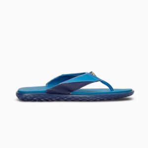 Galaxy Comfort V4 Unisex Flip-Flops, Peacoat-Lake Blue-Tangerine, extralarge-IND