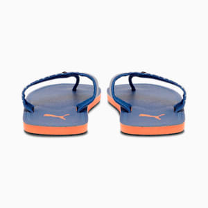 Ketava Duo V7 Men's Flipflops, Blazing Blue-Vibrant Orange-Blue Wash, extralarge-IND
