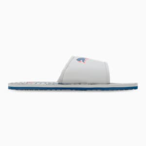 Stellar v8 Men's Slides, Quarry-Lake Blue-Salmon