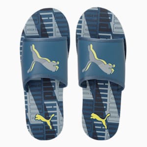 Stellar v8 Men's Slides, Evening Sky-Platinum Gray-Parisian Night