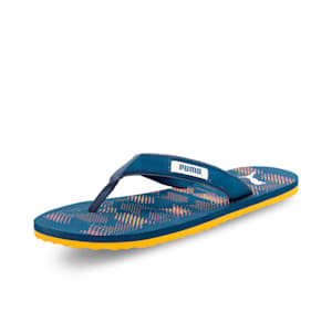 Contour V1 Unisex Flip-Flops, New Navy-Tangerine-Salmon, extralarge-IND