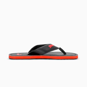 Luke V1 Unisex Flipflops, PUMA Black-Burnt Red, extralarge-IND