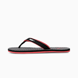 Puma Mia Unisex Flip Flops, PUMA Black-Sun Kissed Coral-PUMA White