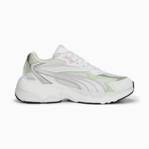 Teveris NITRO Noughties Sneakers, Feather Gray-Light Mint
