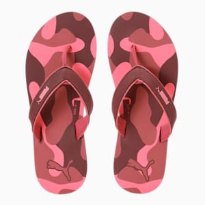 Mia V2 Unisex Flipflops, Heartfelt-Loveable-Wood Violet