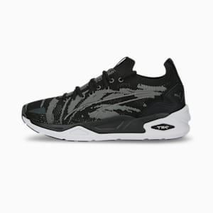 TRC Blaze Knit Unisex Sneakers, PUMA Black-PUMA White, extralarge-IND