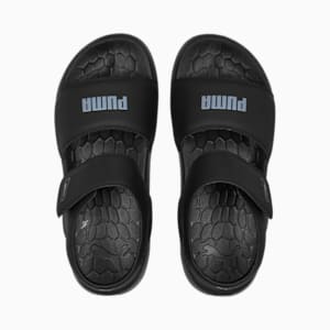 ユニセックス ソフトライド ピュア サンダル, PUMA Black-Gray Tile