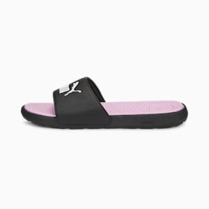 Cool Cat 2.0 Women's Slides, PUMA Black-PUMA White-Pale Pink, extralarge