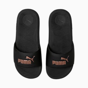 Cool Cat 2.0 Women's Slides, Cheap Urlfreeze Jordan Outlet Black-Rose Gold, extralarge