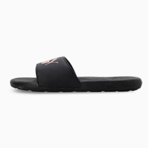 Cool Cat 2.0 Women's Slides, PUMA Black-Rose Gold
