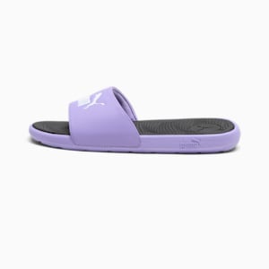 Cool Cat 2.0 Women's Slides, Lavender Alert-PUMA White-PUMA Black, extralarge