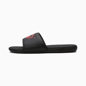 Cool Cat 2.0 Men's Slides, PUMA Black-PUMA Red, extralarge