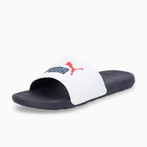 Cool Cat 2.0 Unisex Slides, PUMA White-Parisian Night-PUMA Red