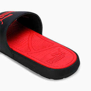Cool Cat 2.0 Unisex Slides, PUMA Black-PUMA Red-PUMA Red