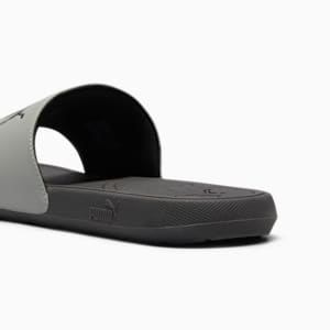Cool Cat 2.0 Slides, Smokey Gray-PUMA Black, extralarge