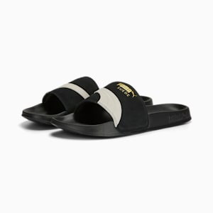 ユニセックス リードキャット 2.0 スウェード OG サンダル, PUMA Black-PUMA White-Metallic Gold, extralarge-JPN
