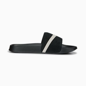 Leadcat 2.0 Suede OG Slides, PUMA Black-PUMA White-Metallic Gold, extralarge-GBR