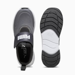 キッズ プーマ エボルブ スリップオン スニーカー 22-25cm, Cool Dark Gray-PUMA Black-PUMA White, extralarge-JPN