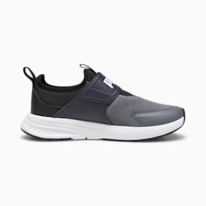 キッズ プーマ エボルブ スリップオン スニーカー 22-25cm, Cool Dark Gray-PUMA Black-PUMA White, extralarge-JPN