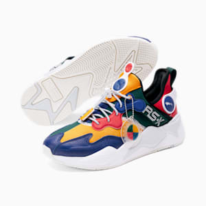Zapatos deportivos RS-X T3CH New Heritage, Apricot-Blazing Blue-Varsity Green