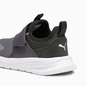 キッズ プーマ エボルブ スリップオン スニーカー 17-21cm, Cool Dark Gray-PUMA Black-PUMA White, extralarge-JPN