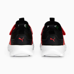 ベビー プーマ エボルブ スリップオン スニーカー 12-16cm, PUMA Black-For All Time Red-PUMA White, extralarge-JPN