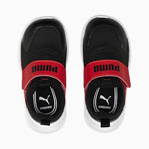 PUMA Evolve Slip-On Toddlers' Sneakers, PUMA Black-For All Time Red-PUMA White, extralarge