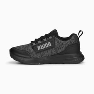 キッズ プーマ エボルブ ストリート スニーカー 22-25cm, PUMA Black-Cool Dark Gray