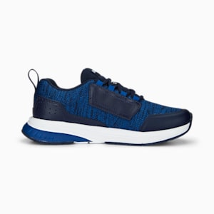 キッズ プーマ エボルブ ストリート スニーカー 22-25cm, PUMA Navy-PUMA White-Clyde Royal