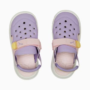 Sandalias con cierre alternativo PUMA Evolve para bebés , Vivid Violet-Pearl Pink-Light Straw