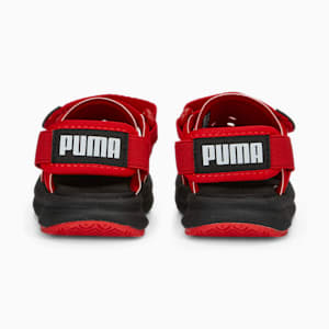 ベビー プーマ エボルブ サンダル AC 13-15cm, For All Time Red-PUMA Black-PUMA White, extralarge-JPN
