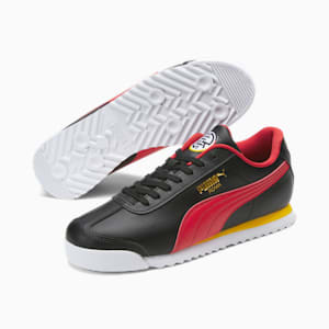Zapatos deportivos Roma Country, Puma Black-High Risk Red-Puma Team Gold
