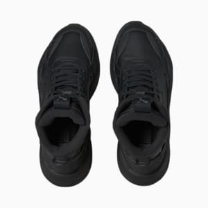 Zapatos deportivos de cuero de caña media RS-X, Puma Black-Puma Black