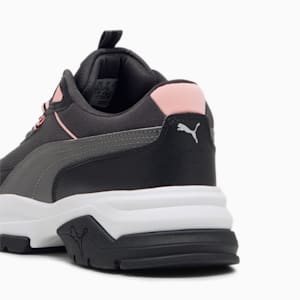 Cassia Via Sneakers Women, Dark Coal-Cool Dark Gray-PUMA Black-Peach Smoothie