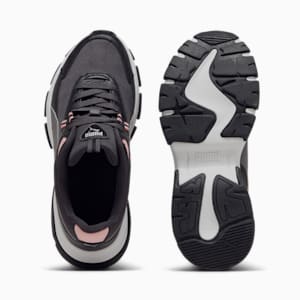Cassia Via Sneakers Women, Dark Coal-Cool Dark Gray-PUMA Black-Peach Smoothie