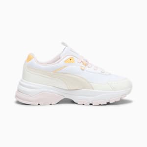 Cassia Via Sneakers Women, PUMA White-Alpine Snow-Warm White-Flaxen-Frosty Pink