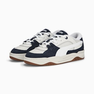 ユニセックス スケートボード PUMA-180 スニーカー, Vapor Gray-Navy Blazer-Gum