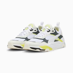 Tenis Hombre Trinity, Warm White-PUMA White-Mineral Gray-Lime Sheen, extralarge