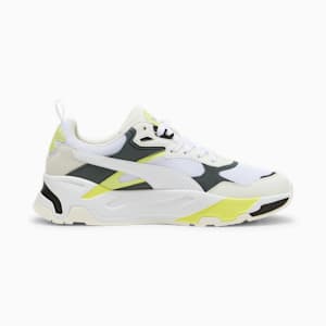 Tenis Hombre Trinity, Warm White-PUMA White-Mineral Gray-Lime Sheen, extralarge