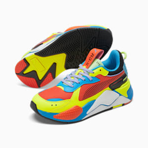 RS-X Water Fight Sneakers Big Kids, Cherry Tomato-Yellow Alert-Ocean Dive, extralarge