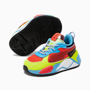 RS-X Water Fight Toddler's Shoes, Cherry Tomato-Yellow Alert-Ocean Dive
