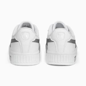 Carina 2.0 Space Metallics Women's Sneakers, PUMA White-Matte Silver-PUMA Silver, extralarge-IND