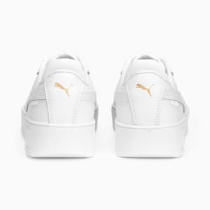 Tenis para mujer Carina Street, PUMA White-PUMA White-PUMA Gold, extralarge