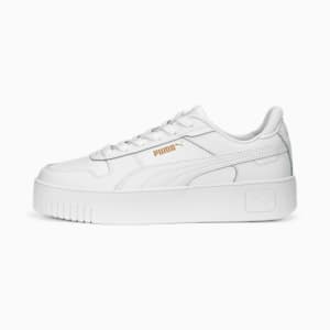 Carina Street Sneakers Women, PUMA White-PUMA White-PUMA Gold