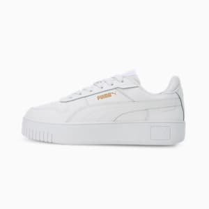 Carina Street Women's Sneakers, PUMA White-PUMA White-PUMA Gold, extralarge-IND