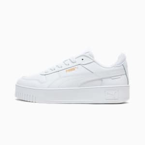 Carina Street Women's Sneakers, PUMA White-PUMA White-PUMA Gold, extralarge